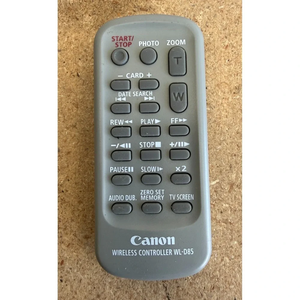 Genuine Canon WL-D85 Camcorder Remote Control